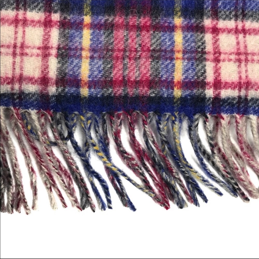 H&M Plaid Wool Double Faced Blanket Scarf - Picture 5 of 5